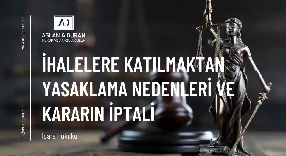 ihalelere katılmaktan yasaklanma