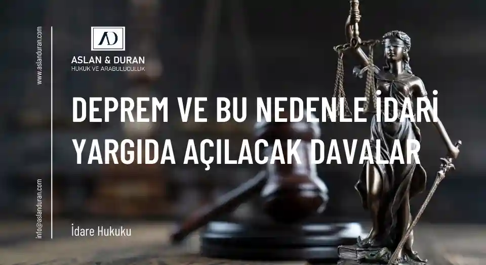 deprem nedeniyle açılacak davalar