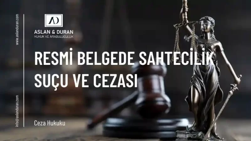 resmi belgede sahtecilik suçu