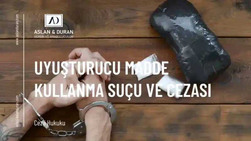 uyuşturucu kullanma suçu