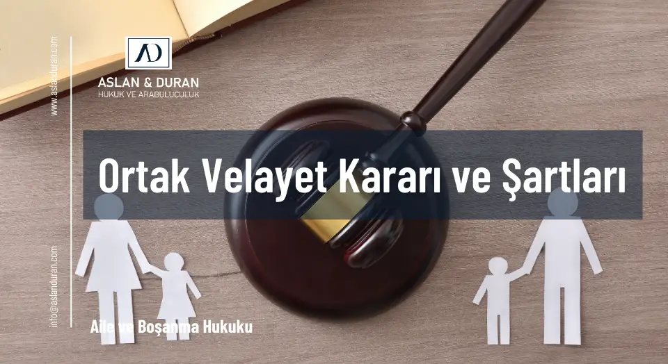 ortak velayet şartları