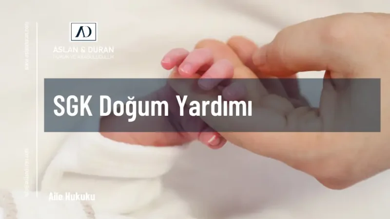 sgk doğum parası
