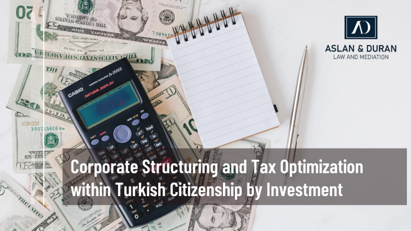 Corporate Structuring and Tax Optimization within Turkish Citizenship by Investment
