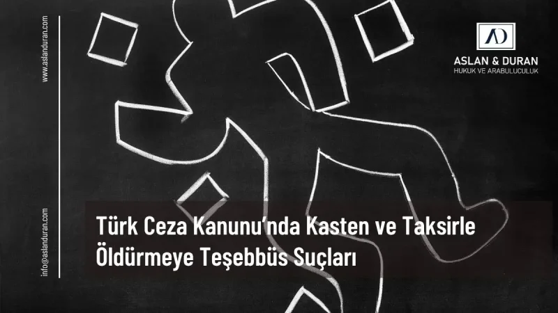 kasten ve taksirle öldürmeye teşebbüs suçu
