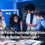 yazılım sözleşmeleri